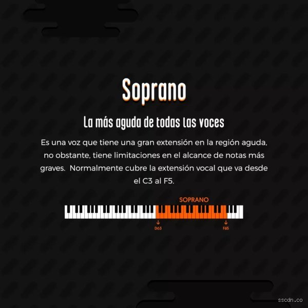 ¿Cuál es el tipo de voz femenina más raro?