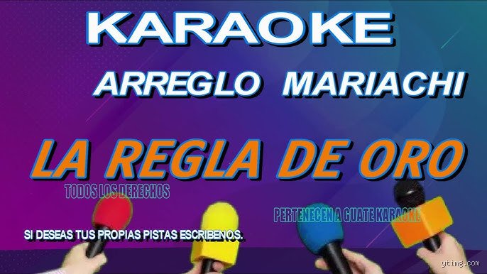 ¿Cuál es la regla de oro del karaoke?