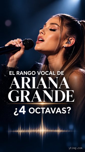 ¿Tiene Ariana Grande un rango vocal de 4 octavas?