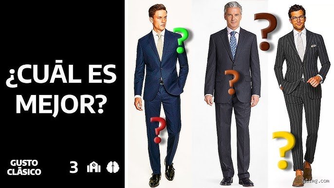 ¿Cuáles son los 3 tipos de vestimenta?