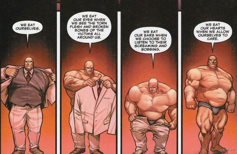 ¿Kingpin es 98% músculo?