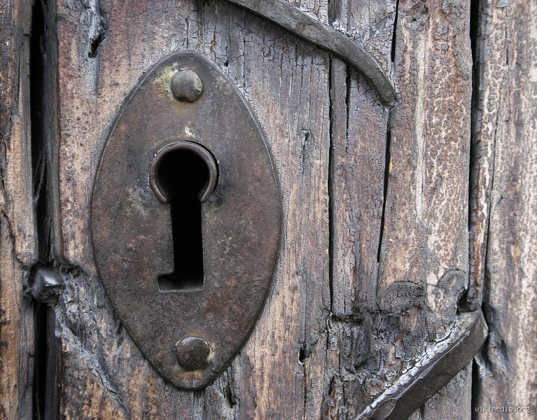 ¿Cuál es un sinónimo de "llaves de puerta"?