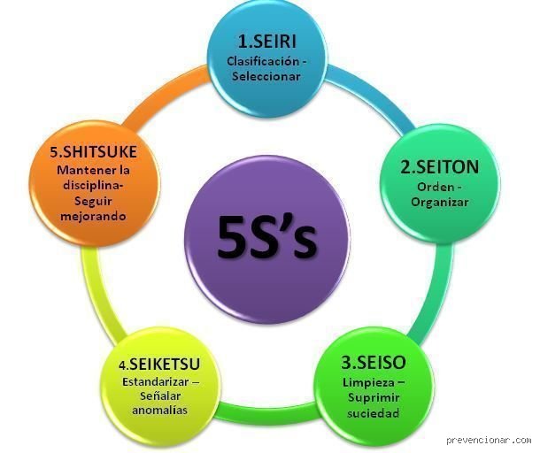 ¿Cuáles son las 5S del trabajo en equipo?