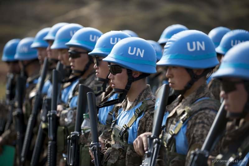 ¿Qué son los cascos azules?