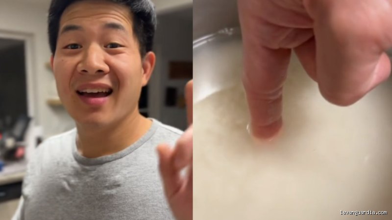 ¿Cuál es la regla del dedo único para el arroz?