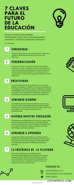 ¿Cuáles son las 7 claves de la enseñanza?