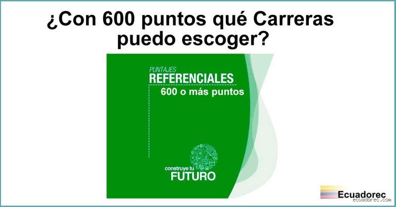 ¿Qué puedo estudiar con 600 puntos?