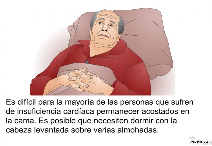 ¿Cómo dormir con insuficiencia cardíaca?