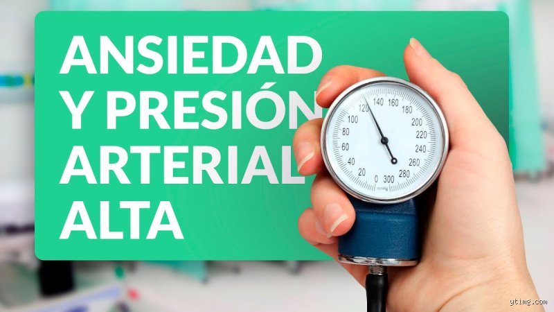 ¿Cómo saber si mi tensión arterial es por ansiedad?