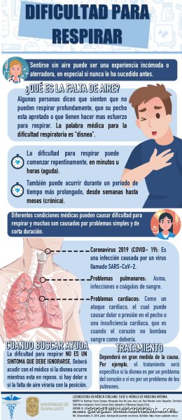 ¿Cuáles son las 3 principales causas de la dificultad para respirar?