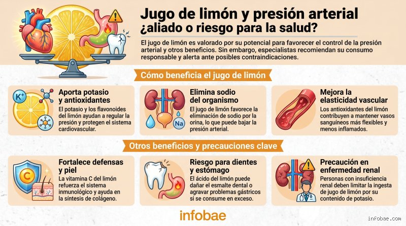 ¿Porque el limón baja la presión?