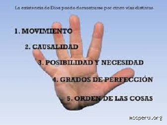 ¿Cuáles son las 5 pruebas racionales de la existencia de Dios según Santo Tomás de Aquino?