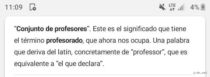 ¿Cómo se le llama a un conjunto de profesores?