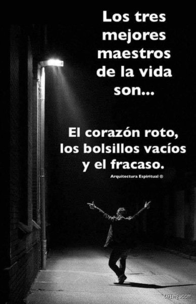 ¿Cuáles son los tres mejores maestros de la vida?