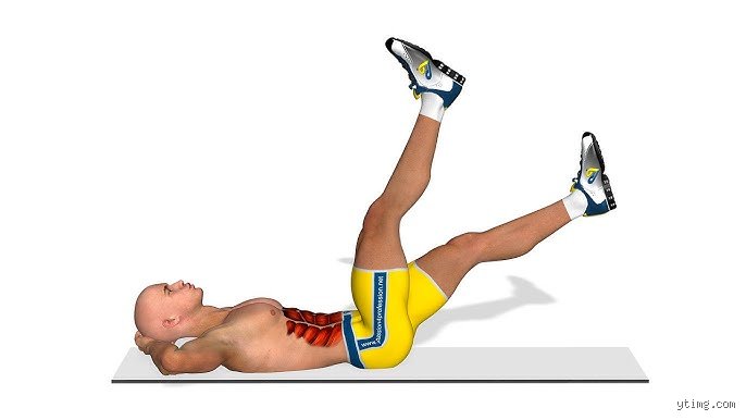 ¿Cómo puedo levantar las piernas acostada?