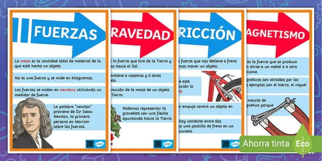 ¿Cuántos tipos de fuerza existen?