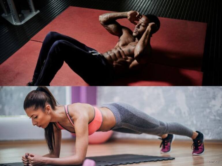 ¿Es mejor hacer 100 abdominales o 100 segundos de plancha?