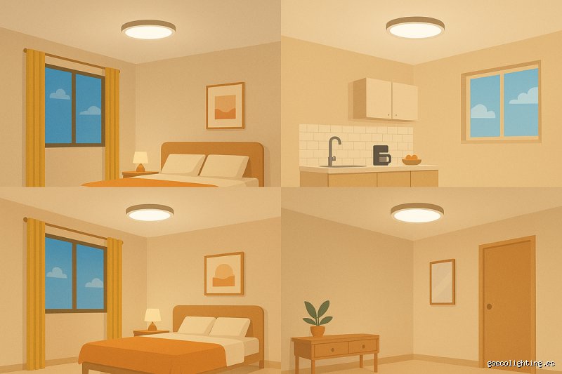 ¿100W es suficiente para un dormitorio?