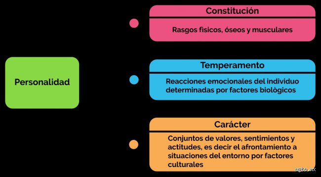¿4 factores que determinan la personalidad?