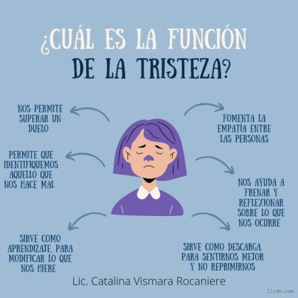 ¿4 funciones de la tristeza?