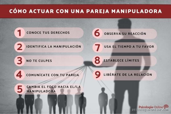 ¿Cómo actúa un manipulador con su pareja?