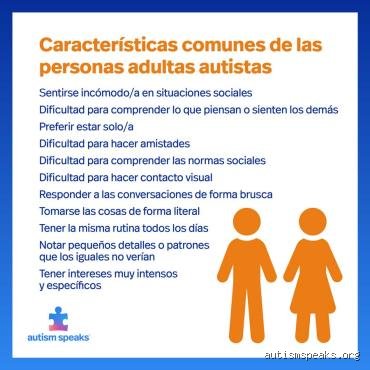 ¿Cómo es el carácter de una persona adulta con autismo?