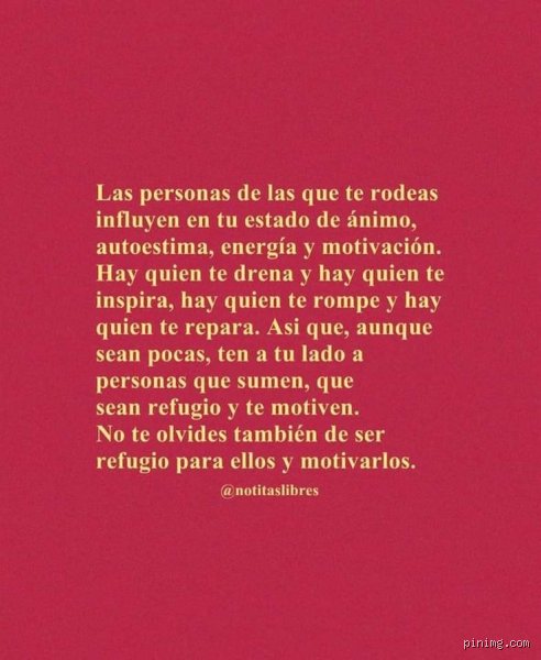¿Cómo influyen las personas que te rodean en tu vida?