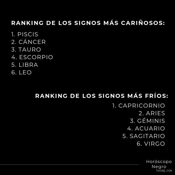 ¿Cuál es el signo más cariñoso?