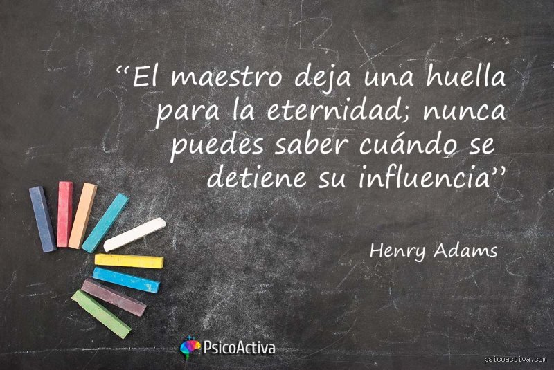 ¿Cuál es la famosa frase de un profesor?