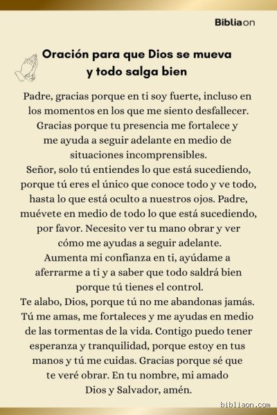 ¿Cuál es la oración más poderosa para casos difíciles?