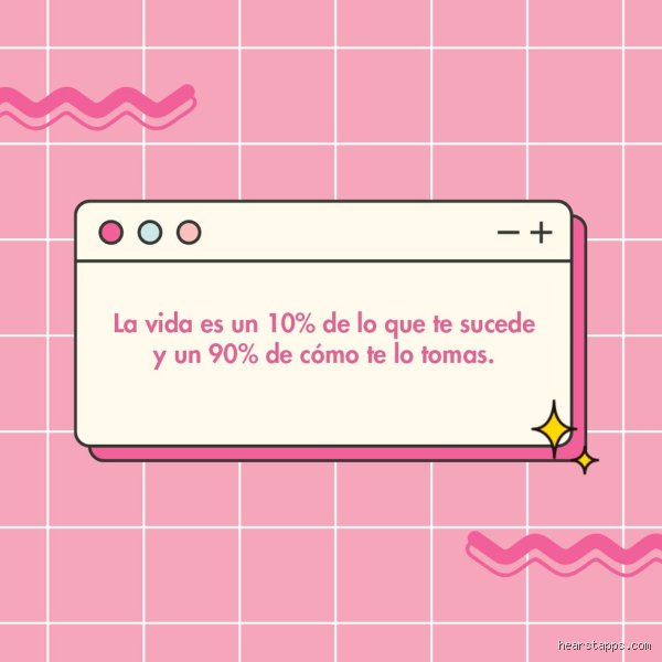 ¿Cuál es una frase corta para hablar sobre el cambio en la vida?