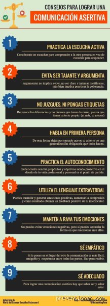 ¿Cuáles son las 10 claves para ser asertivo?