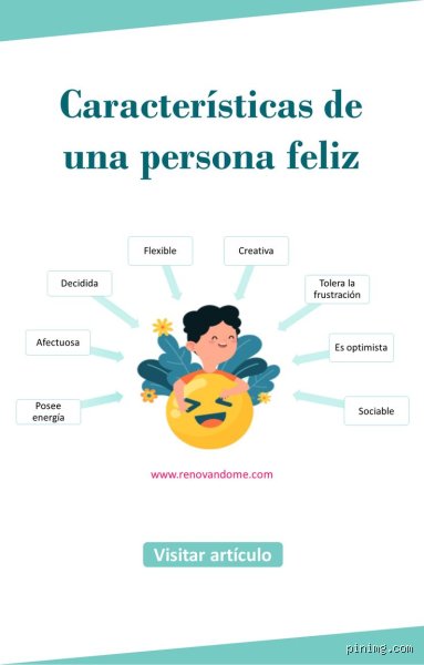 ¿Cuáles son las 5 características de una persona feliz?