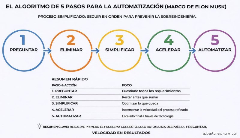 ¿Cuáles son los 5 principios de Elon Musk?