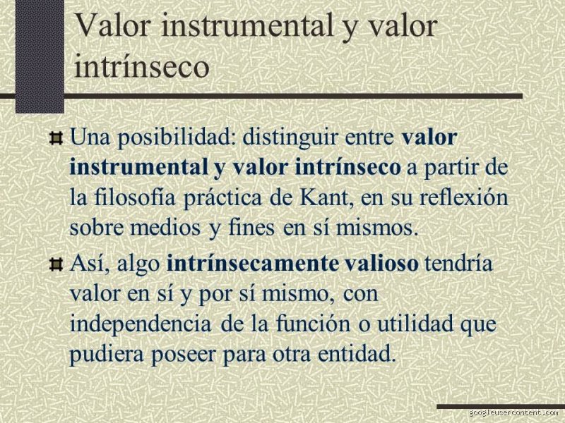 ¿Es el amor un valor instrumental?