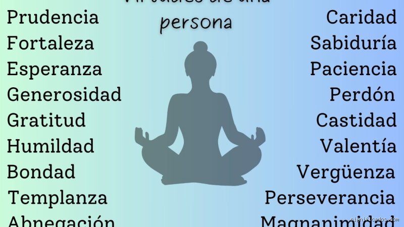 ¿Las 20 virtudes más importantes de una persona?