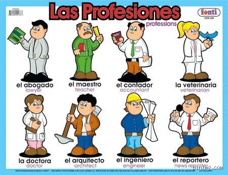 ¿Cuáles son 5 profesiones?