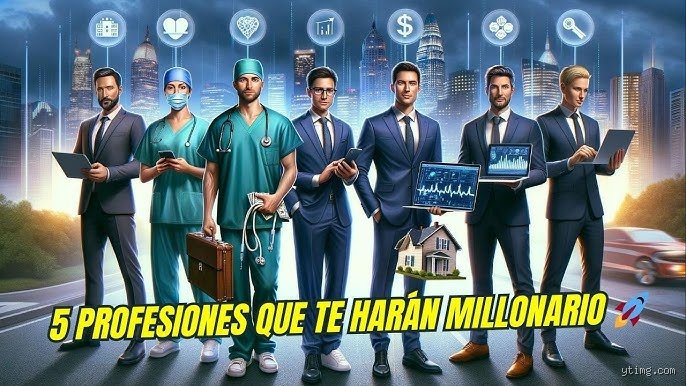 ¿Cuáles son las 5 profesiones más comunes entre los millonarios?