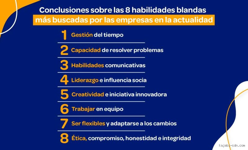 ¿Cuáles son las 8 habilidades para la empleabilidad?
