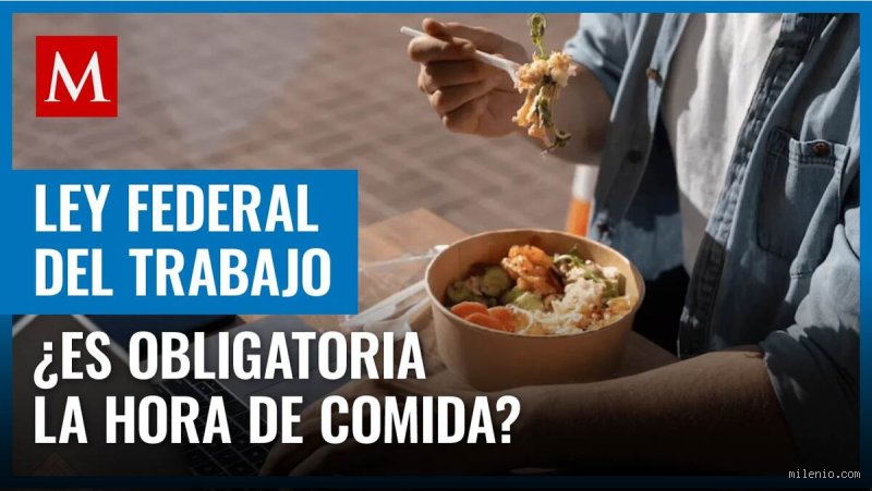 ¿Cuánto tiempo tienes para comer si trabajas 8 horas?