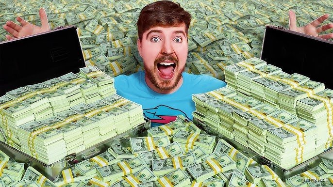 ¿Cómo tuvo MrBeast mucho dinero?