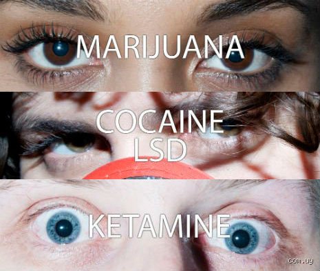 ¿Cómo es la mirada de alguien que se droga?