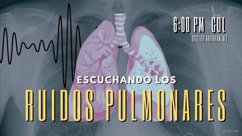 ¿Cómo se escucha un pulmón con fibrosis pulmonar?