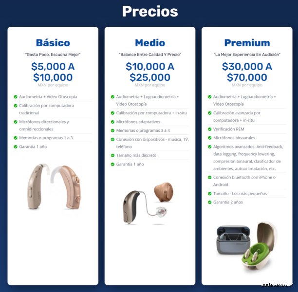 ¿Cuál es el costo de una audiometría?