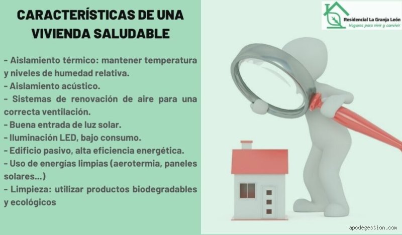 ¿Cuáles son las características de una vivienda saludable?