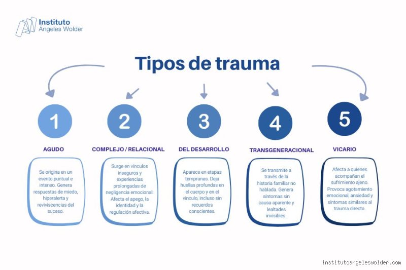 ¿Cuáles son los 4 tipos de trauma?