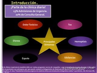 ¿Cuáles son los signos respiratorios?