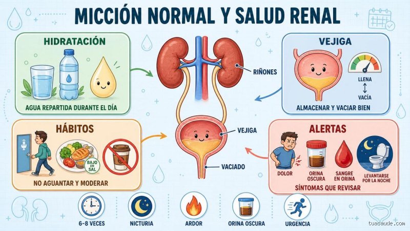 ¿Cuántas veces es normal orinar en 24 horas?