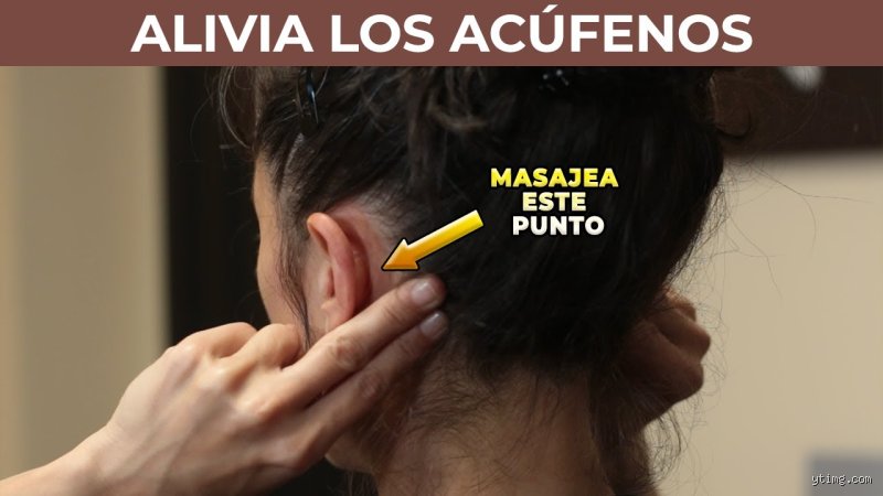 ¿Dónde masajear para el tinnitus?