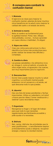 ¿El cansancio te provoca confusión mental?